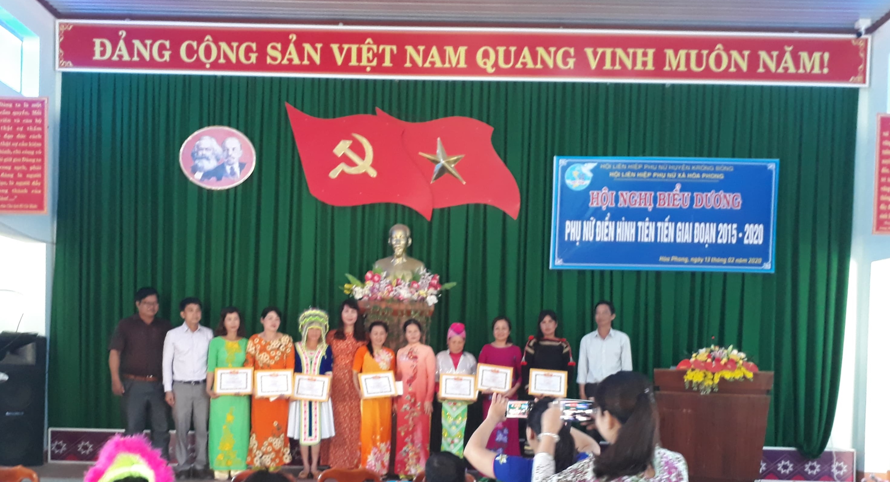 Hội Liên hiệp Phụ nữ xã Hòa Phong Tổng kết phong trào thi đua yêu nước 5 năm ( 2015 – 2020)